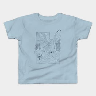 UTAH Wilderness - blue Kids T-Shirt